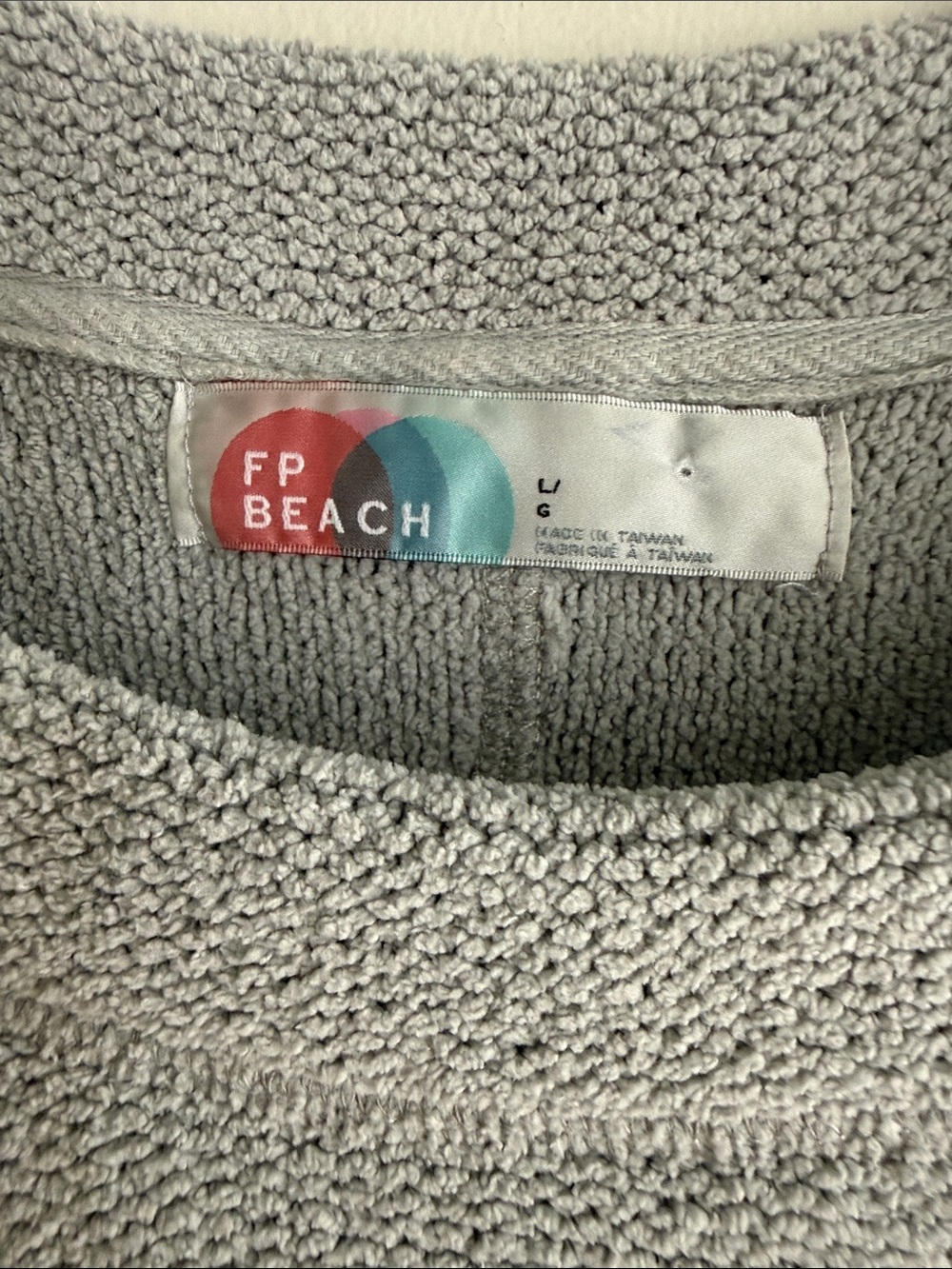 Free People Beach Happy Pullover in Grey - Picture 3 of 9